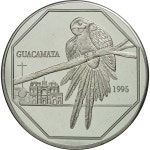 Guatemala, 50 Quetzales, 1995, Tower, MS(63), Aluminum, Guatemala, 50 Quetzales, 1995, Tower, MS(63), Aluminum, KM:3d.2