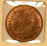 Ceylon 1945 Cent UNC C0151 combine shipping