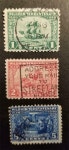 1920 US Stamp Set Scott 548 549 550 Pilgrim Tercentenar 1920 US Stamp Set Scott 548 549 550 Pilgrim Tercentenary 1c-5c Used G1310