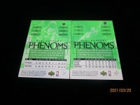 1999-00 UPPERDECK CENTURY LEGENDS PHENOMS 2 LOT JASON K 1999-00 UPPERDECK CENTURY LEGENDS PHENOMS 2 LOT JASON KIDD & MIKE BIBBY G3458