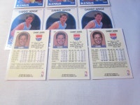 HOOPS BASKETBALL 9 CARD LOT DANNY AINGE SACRAME 1989-90 HOOPS BASKETBALL 9 CARD LOT DANNY AINGE SACRAMENTO KINGS CARD #215 G1873