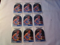 HOOPS BASKETBALL 9 CARD LOT DANNY AINGE SACRAME 1989-90 HOOPS BASKETBALL 9 CARD LOT DANNY AINGE SACRAMENTO KINGS CARD #215 G1873