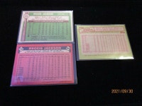 JACKSON TOPPS BASEBALL 3 CARD LOT 1982, 1983 & 1 REGGIE JACKSON TOPPS BASEBALL 3 CARD LOT 1982, 1983 & 1984 YANKEES ANGELS G3883