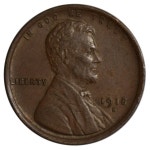 1918-S Lincoln Cent, EF45