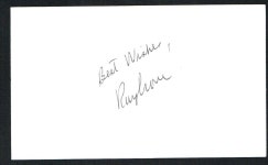 Ray Crone signed autograph auto 3x5 index card Baseball Ray Crone signed autograph auto 3x5 index card Baseball Player H2158