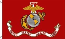 US Marine Corps Flag - Large 5 x 3 FT
