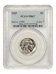 1937 5c PCGS Proof 67