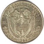 1962 PA Panama 1/10 Balboa Centesimos Very Good