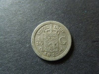 J1137 NETHERLANDS EAST INDIES 1913 SILVER 1/10 GULDEN H J1137 NETHERLANDS EAST INDIES 1913 SILVER 1/10 GULDEN HIGH GRADE