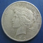 1925-S Peace Dollar This 1925-S Peace Dollar grades Ext 1925-S Peace Dollar This 1925-S Peace Dollar grades Extra Fine in our... 
