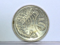 1990 Cayman Islands 5 Cents World Coin!