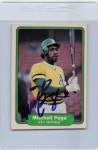 1982 Fleer #105 Mitchell Page As Signed Auto *G2768