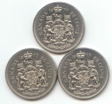 Canada 1974 1975 1976 Canadian 50c Fifty Cent Half Doll Canada 1974 1975 1976 Canadian 50c Fifty Cent Half Dollar 50 Cents Exact... 