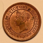 1901 IE C0134 Ceylon 1/4 Cent BU DE PO-01