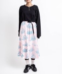 のあった スカート PayPayモール店 - 通販 - PayPayモール G0938 トワレ柄ティアードスカート ZOZOTOWN ピース