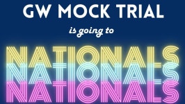 Fundraiser by Evan Augone : GW Mock Trial get to nats! Donate to GW Mock Trial get to nats!, organized by Evan Augone