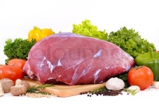 Raw meat ready to be cooked isolated on ... | Stock image | Colourbox
