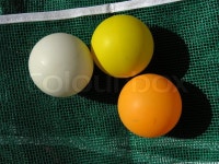 White, Yellow and Orange Table tennis ... | Stock image | Colourbox