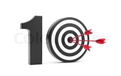 Success metaphor. Isolated on white | Stock image | Colourbox