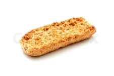 Italian crostini on a white background | Stock image | Colourbox