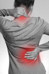 Female with pain back pain and neck pain | Stock Photo | Colourbox