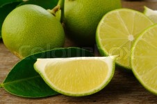  lime fruit on wooden background | Stock image | Colourbox