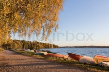Autumnal seafront | Stock image | Colourbox