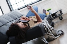 Lifestyle. Beautiful woman at home | Stock image | Colourbox