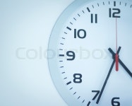 Hospital operating room clock photo. | Stock image | Colourbox