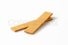 Hazelnut cream wafers | Stock image | Colourbox