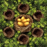 Group savings and retirement plan ... | Stock image | Colourbox