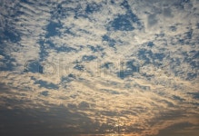 Pretty light in the evening cloudy with ... | Stock image | Colourbox