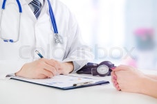 Doctor and patient medical ... | Stock Photo | Colourbox