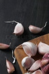 Food ingredient. Garlic on the table | Stock image | Colourbox
