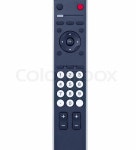 TV remote control isolated on white | Stock image | Colourbox