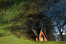Wittrocks chapel in  Ebberød  - ... | Stock image | Colourbox