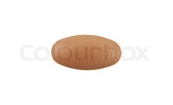 Pills isolated on white background ... | Stock image | Colourbox