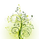Grunge floral backgrounds, vector ... | Stock vector | Colourbox