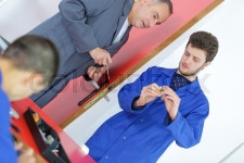 Making a door | Stock image | Colourbox
