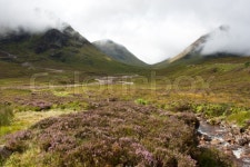 Scottish landscape in a cloudy day - ... | Stock image | Colourbox