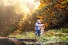 Active senior couple on a walk in a ... | Stock image | Colourbox