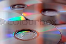 Pile of CD-Rom disks | Stock image | Colourbox