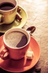 Cup of coffee on table | Stock image | Colourbox