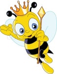 Queen bee | Stock vector | Colourbox