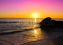 Horizon Stones Gold | Stock image | Colourbox