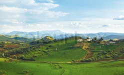 Italian farm in the mountains | Stock image | Colourbox