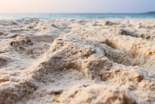 Beautiful sand beach | Stock image | Colourbox
