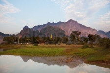 Tropical sunset | Stock image | Colourbox