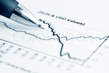 Stock market graphs | Stock image | Colourbox