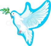 The white dove of peace, it is isolated | Stock Vector | Colourbox